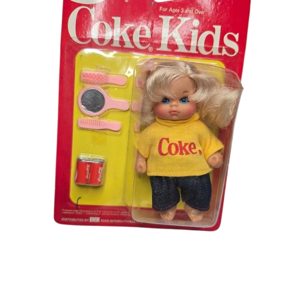 Vintage 1986 Coke Kids- Barbies Sister Kelly Clone Doll - Picture 2 of 3